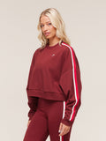Gymshark Piping Midi Crew Neck — Sets Red/Carmine Red/Soft White — 3