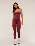 Gymshark Piping Leggings — Sets Red/Carmine Red/Soft White — 4