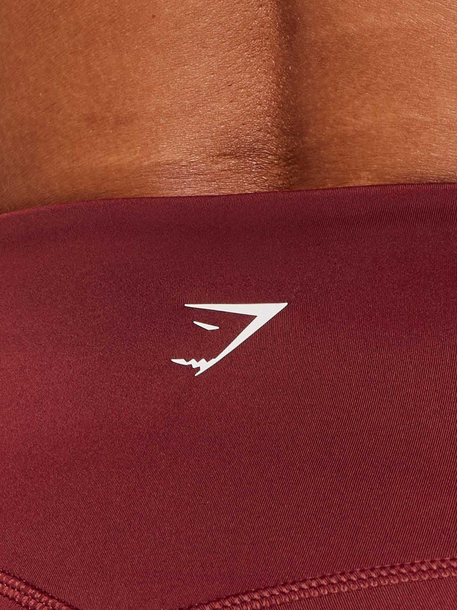Gymshark Piping Leggings — Sets Red/Carmine Red/Soft White — 5