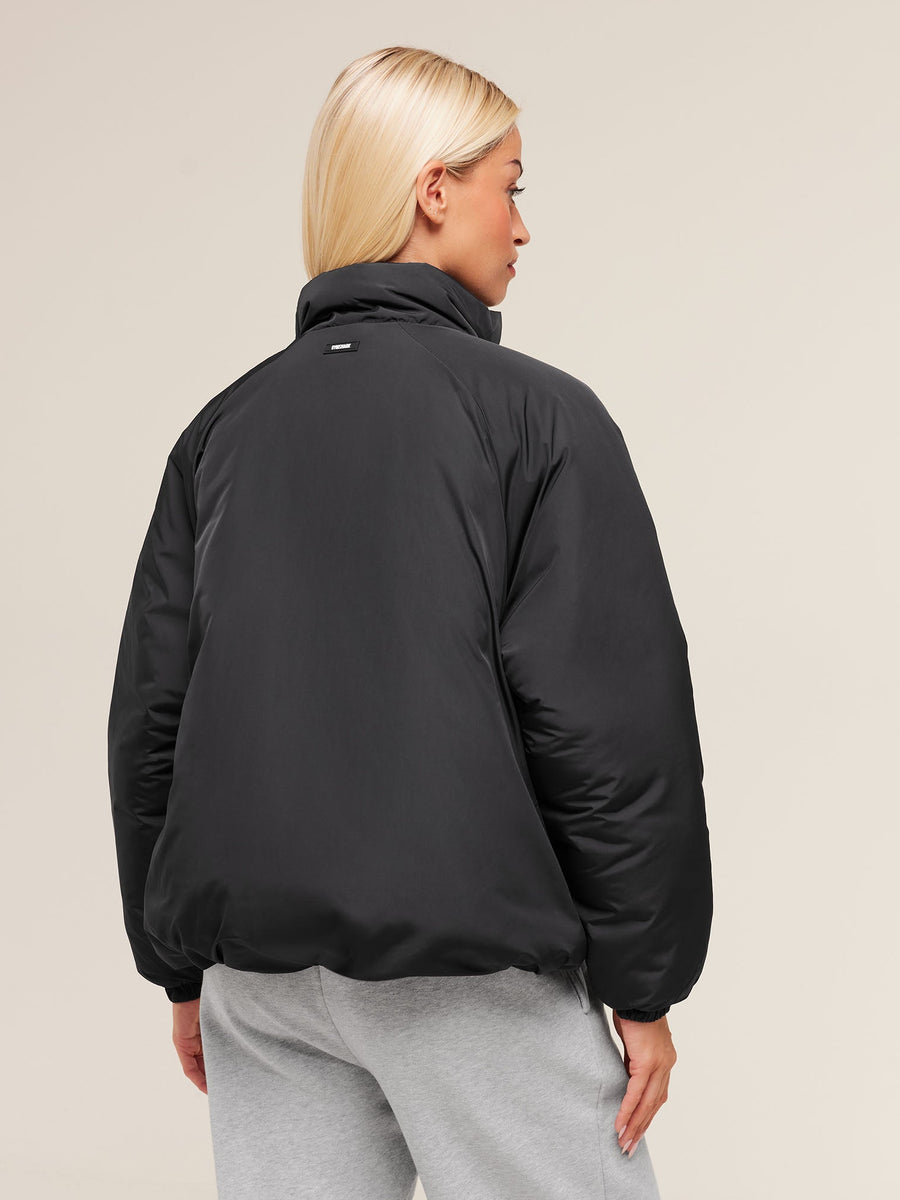 Gymshark Oversized Puffer Jacket — Black — 2