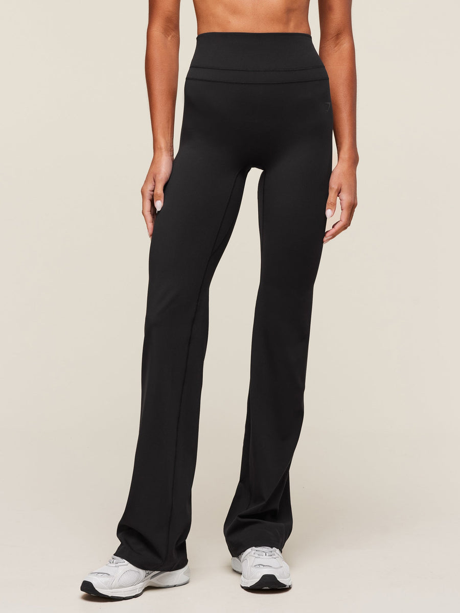Gymshark Whitney Tall Flared Legging — Black — 1