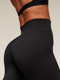 Gymshark Whitney Tall Flared Legging — Black — 4