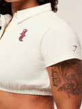 Gymshark x Analis Cropped Polo — Soft White — 4