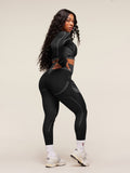 Gymshark x Analis Seamless Legging — Black/Silver Grey — 5