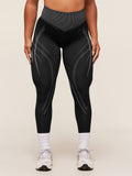 Gymshark x Analis Seamless Legging — Black/Silver Grey — 1