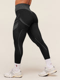Gymshark x Analis Seamless Legging — Black/Silver Grey — 3