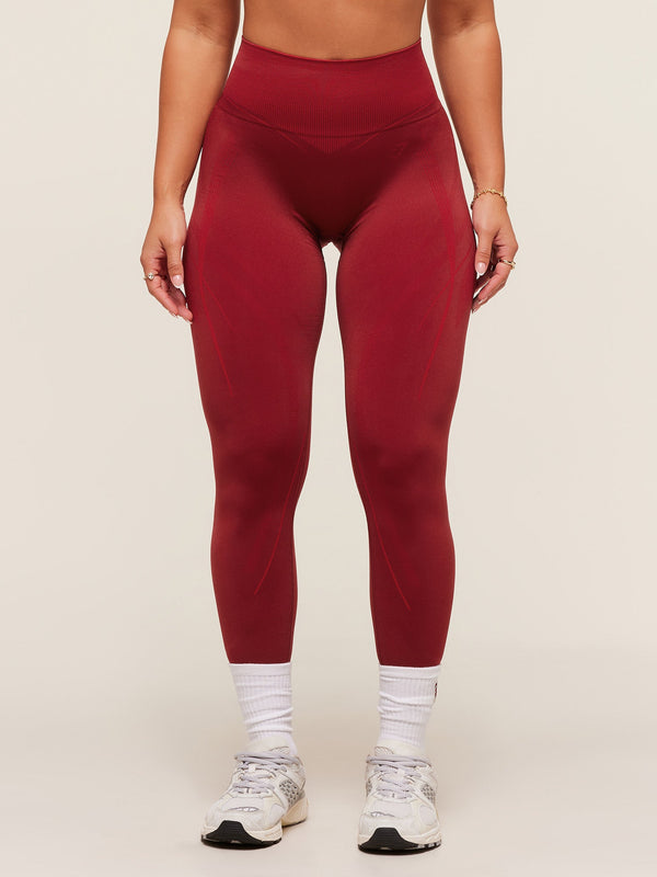 Gymshark x Analis Seamless Legging — Reps Red/Carmine Red