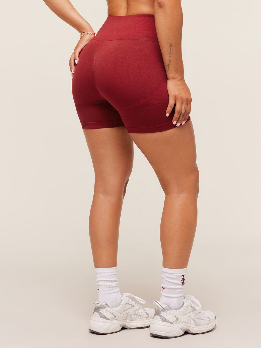 Gymshark x Analis Seamless Short — Reps Red/Carmine Red — 2