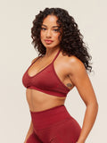 Gymshark x Analis Seamless Sports Bra — Reps Red/Carmine Red — 6