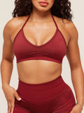 Gymshark x Analis Seamless Sports Bra — Reps Red/Carmine Red — 5