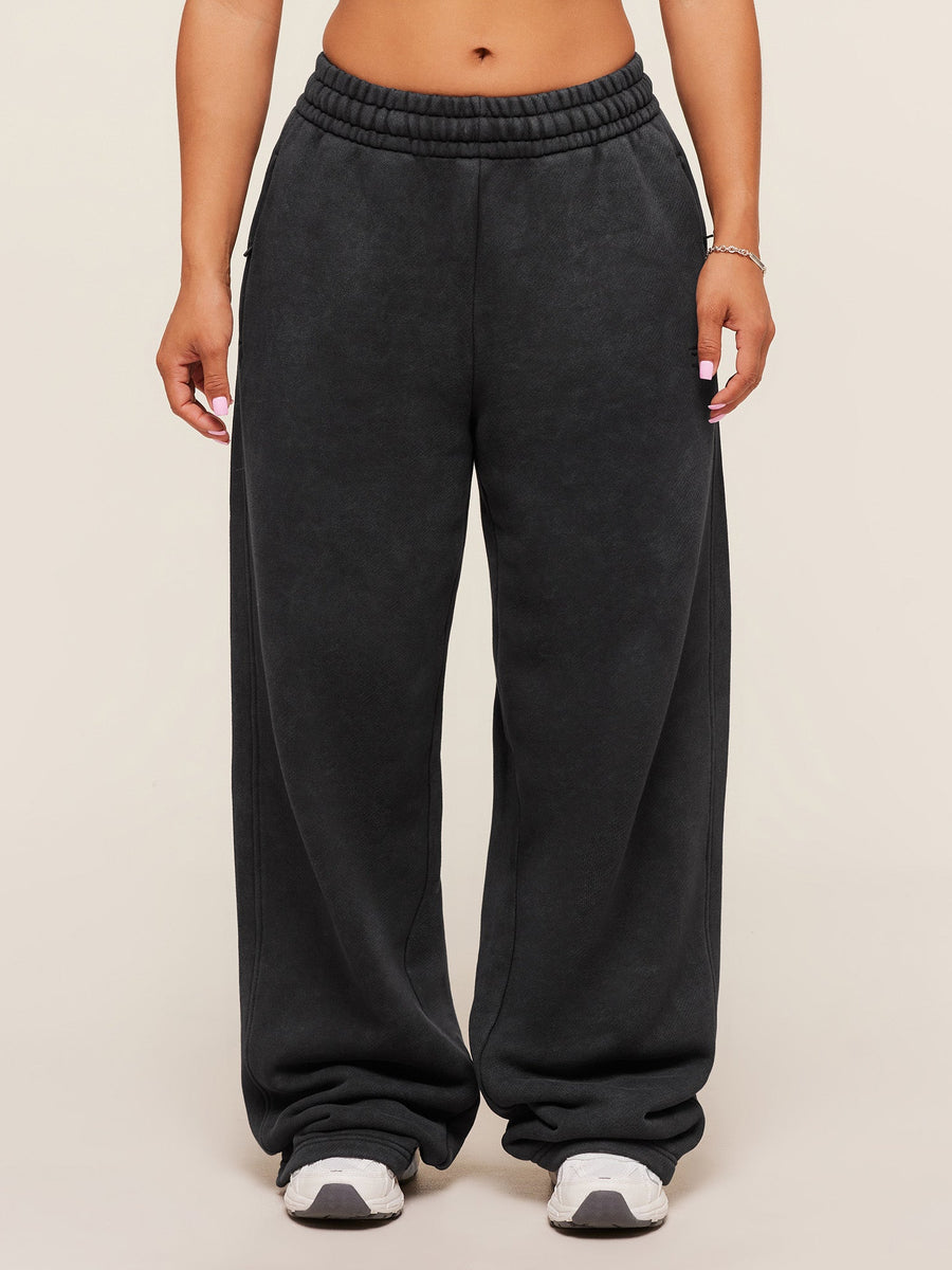 Gymshark x Analis Tracksuit Pants — Black/Wash — 1