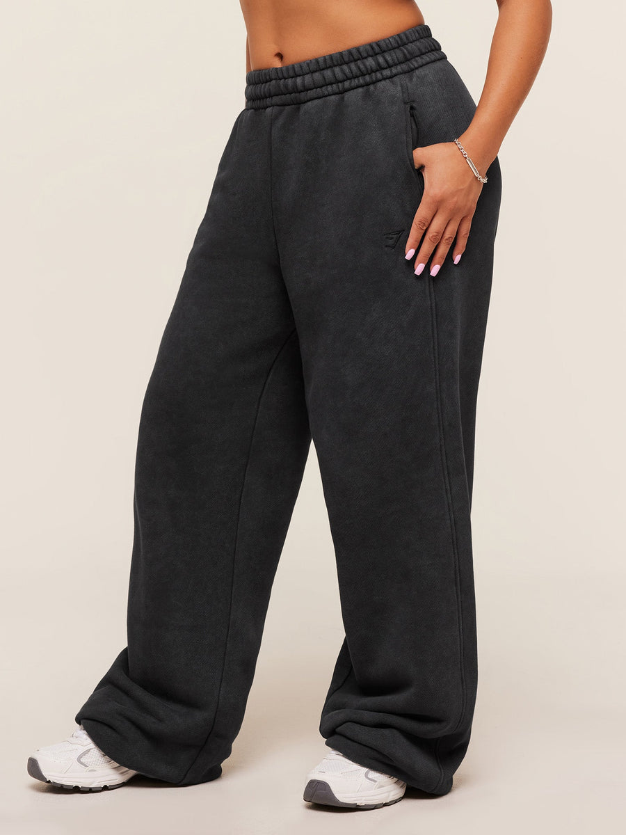 Gymshark x Analis Tracksuit Pants — Black/Wash — 4