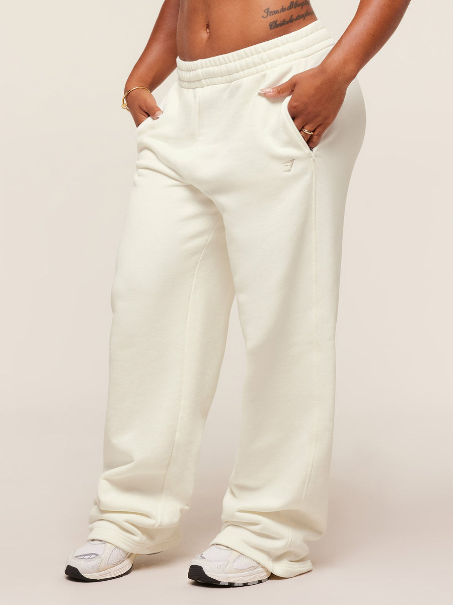 Gymshark x Analis Tracksuit Pants — Soft White — 4