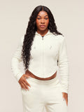 Gymshark x Analis Zip Up Hoodie — Soft White — 1