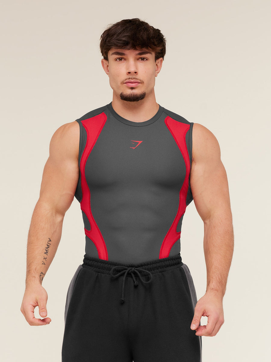Gymshark x Carlos Belcast Tank Baselayer — Grey — 1