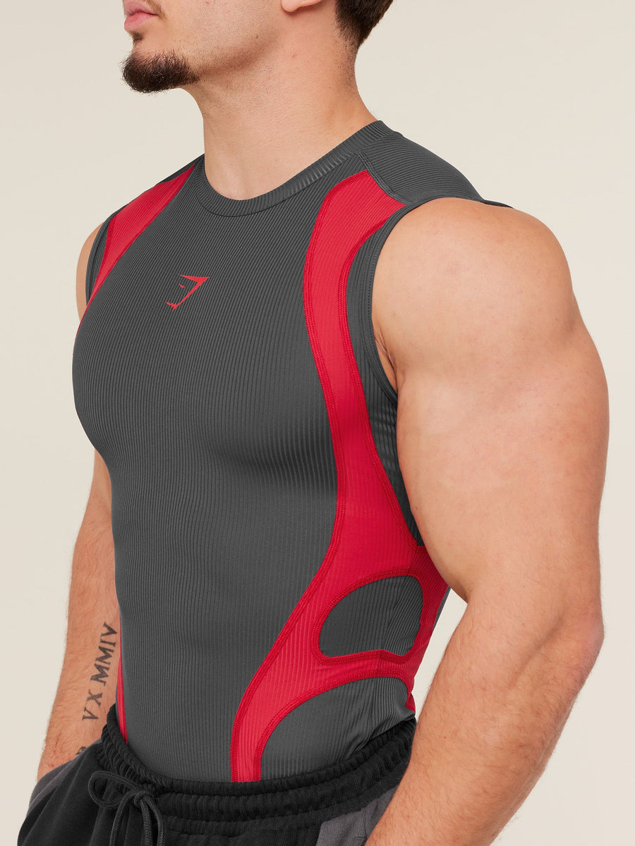 Gymshark x Carlos Belcast Tank Baselayer — Grey — 6
