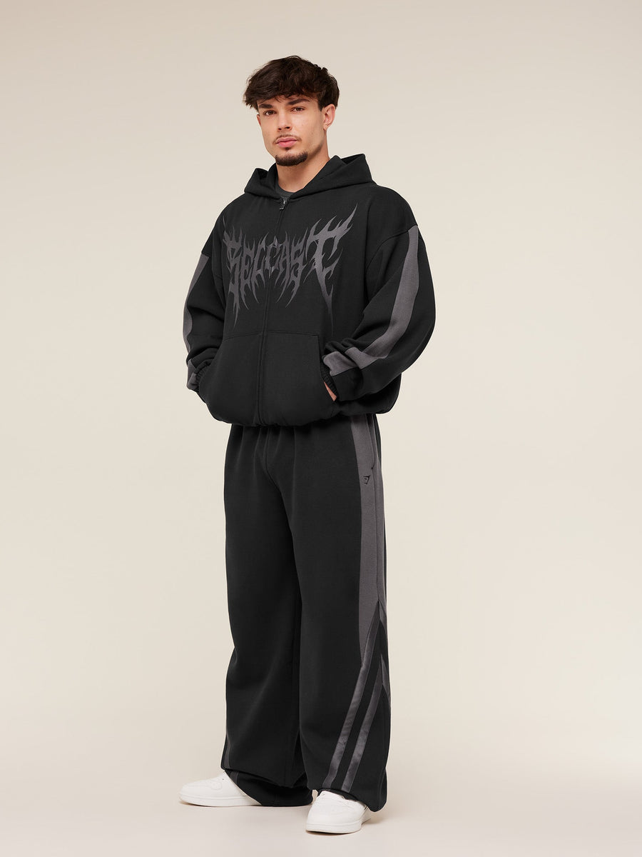 Gymshark x Carlos Belcast Zip Up Hoodie — Black — 4