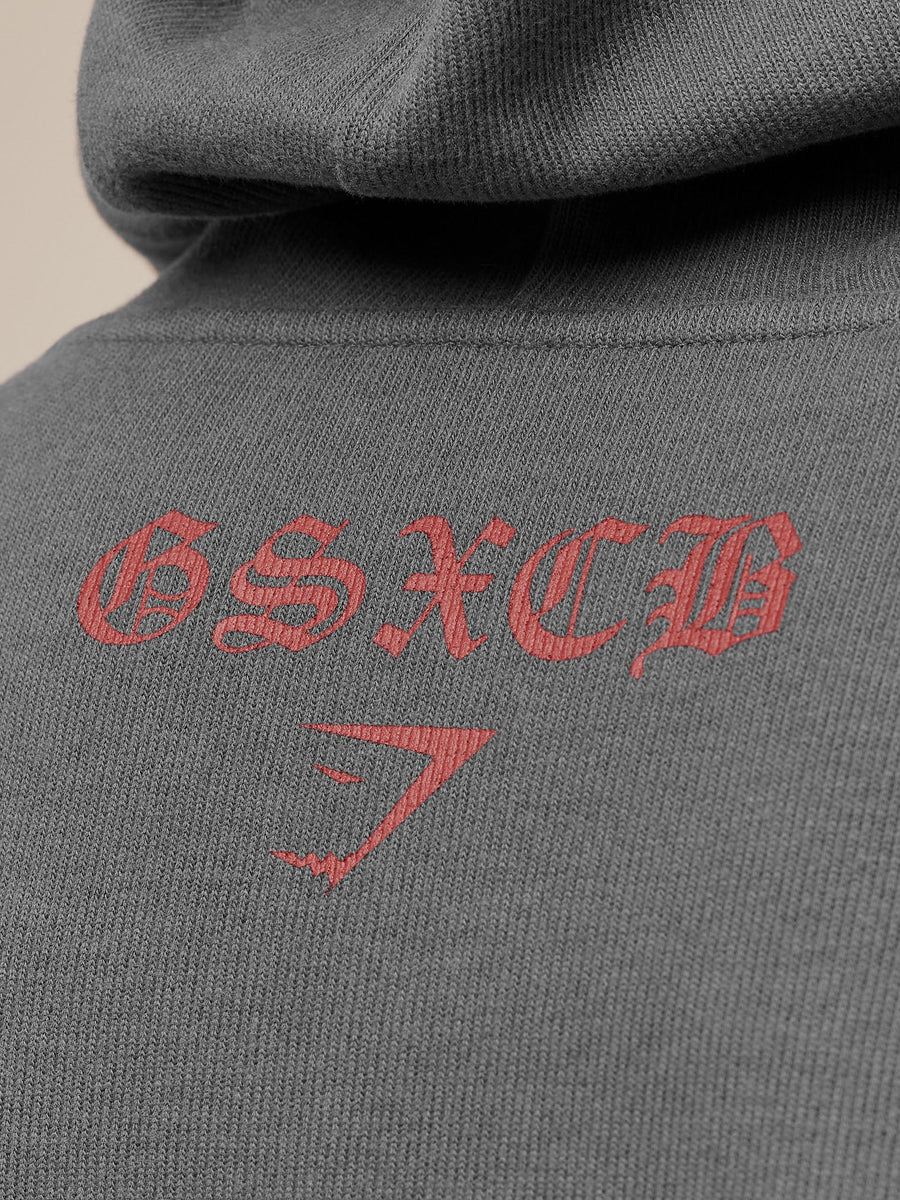 Gymshark x Carlos Belcast Zip Up Hoodie — Onyx Grey — 7