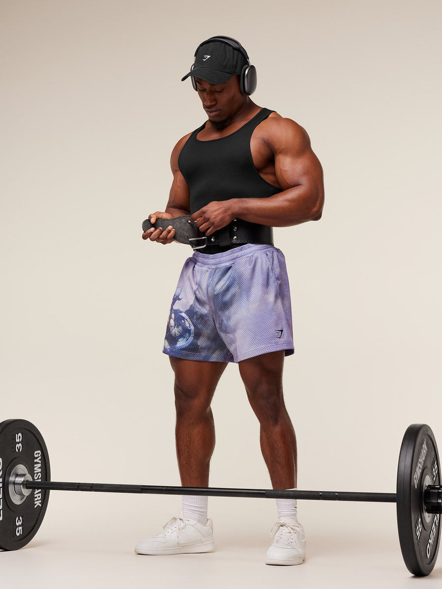 Gymshark Frazetta Graphic Short — Black — 5