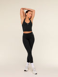 Gymshark Halter Neck Cami with Shelf — Black — 5