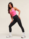 Gymshark Halter Neck Cami with Shelf — Energy Pink — 6