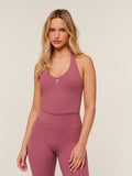 Gymshark Halter Neck Cami with Shelf — Reset Pink — 1