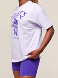 Gymshark Heavy Duty Graphic Oversized T-Shirt — Fresh Lilac — 4