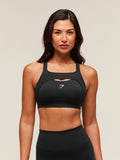 Gymshark Alpha High Support Sports Bra — Black — 1