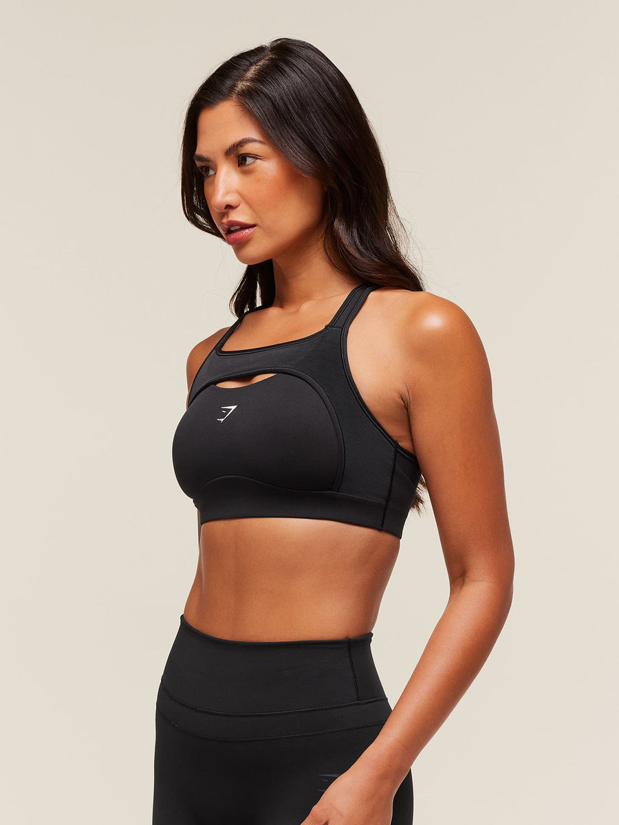 Gymshark Alpha High Support Sports Bra — Black — 3
