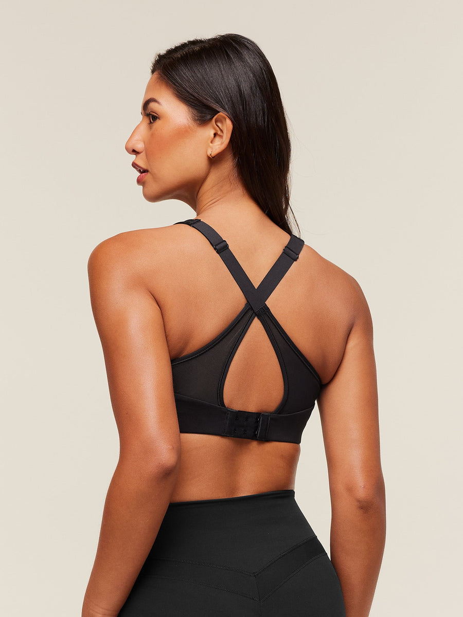 Gymshark Alpha High Support Sports Bra — Black — 2