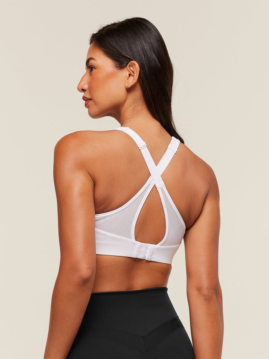 Gymshark Alpha High Support Sports Bra — White — 2