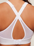 Gymshark Alpha High Support Sports Bra — White — 6