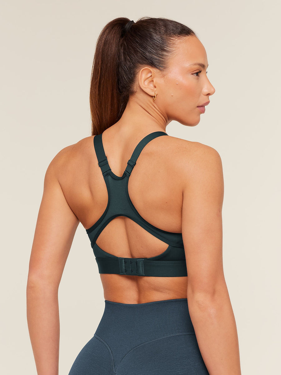 Gymshark High Coverage High Support Sports Bra — Deep Petrol Blue — 2