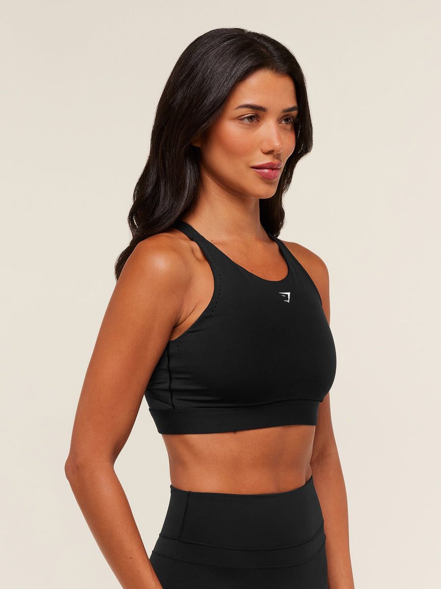 Gymshark High Coverage High Support Sports Bra — Black — 3