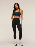 Gymshark Crossover Strap High Support Sports Bra — Deep Petrol Blue — 6
