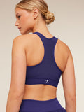 Gymshark Lightweight High Support Sports Bra — Indigo Purple — 6