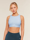 Gymshark Mesh Back Sports Bra — Chilled Blue — 1