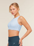 Gymshark Mesh Back Sports Bra — Chilled Blue — 3