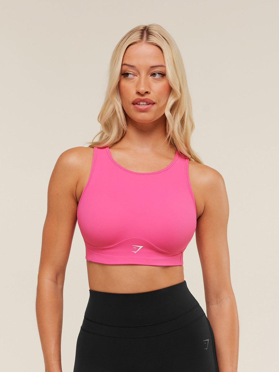 Gymshark Mesh Back Sports Bra — Energy Pink — 1