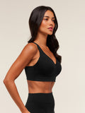 Gymshark High Support V-Neck Sports Bra — Black — 3