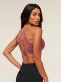 Gymshark High Support V-Neck Sports Bra — Reset Pink — 2