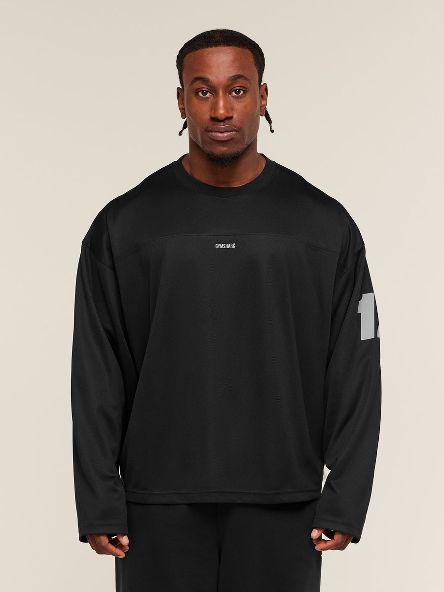 Gymshark Hockey Jersey — Black — 1