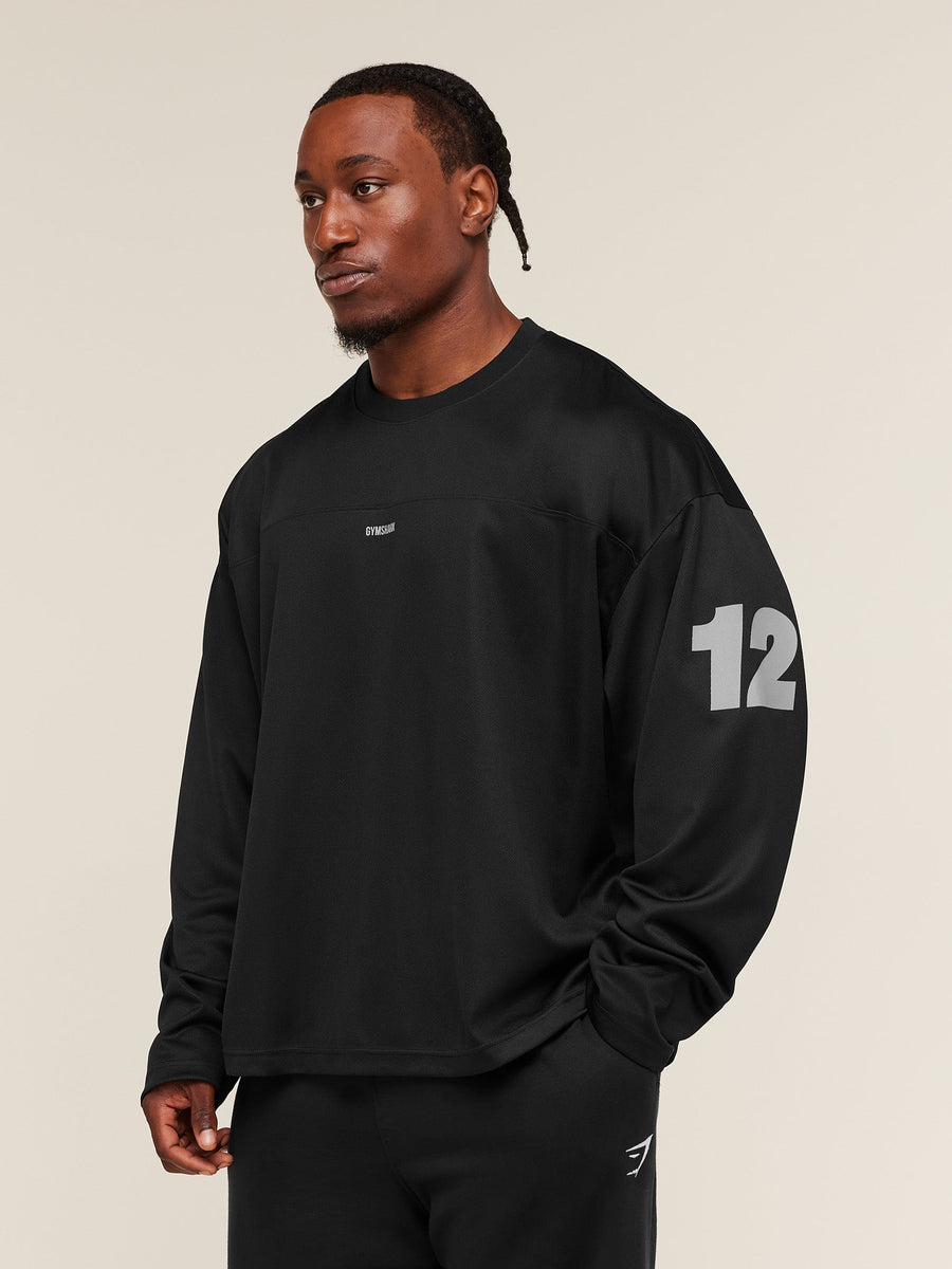 Gymshark Hockey Jersey — Black — 3