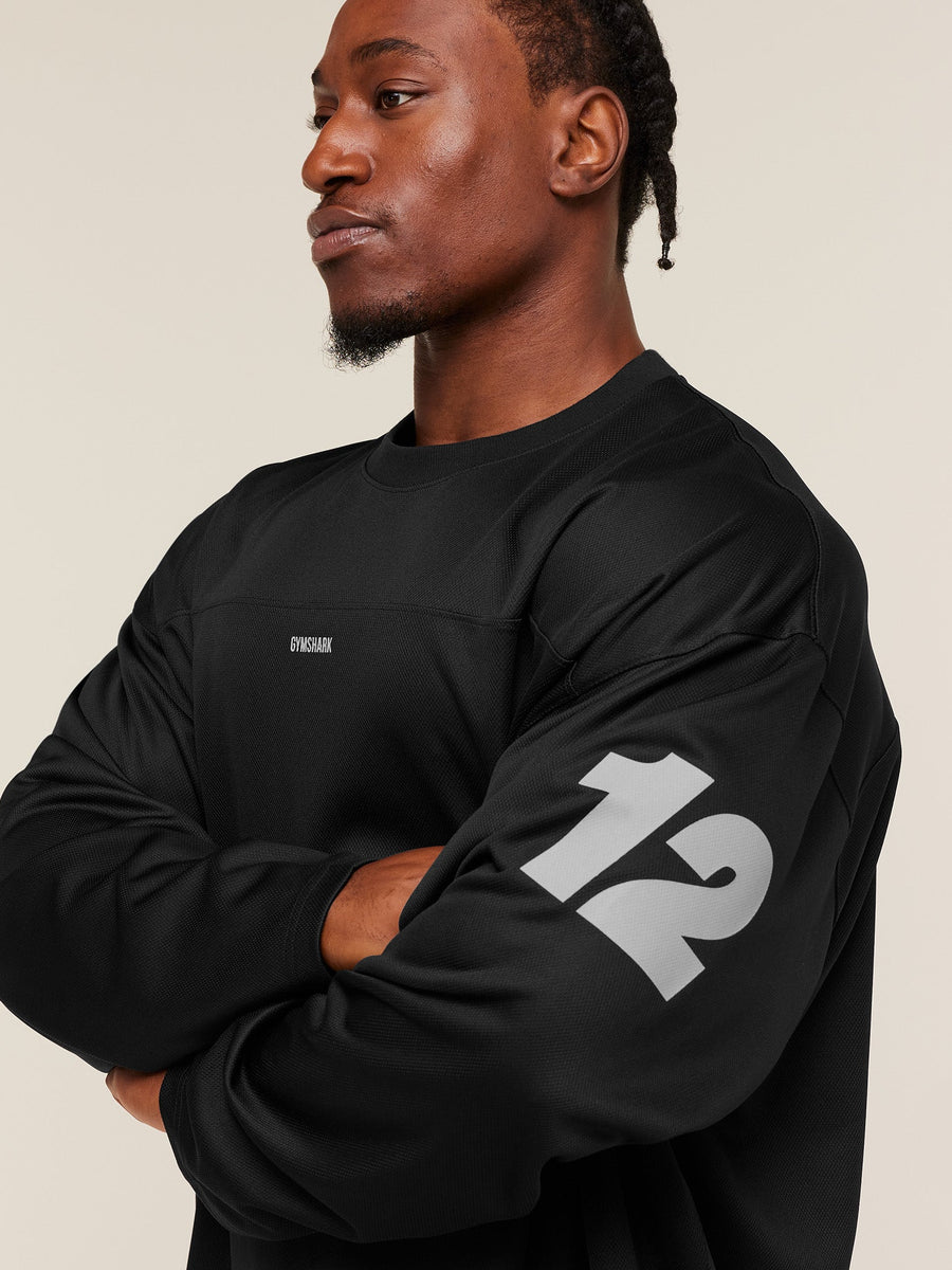 Gymshark Hockey Jersey — Black — 5