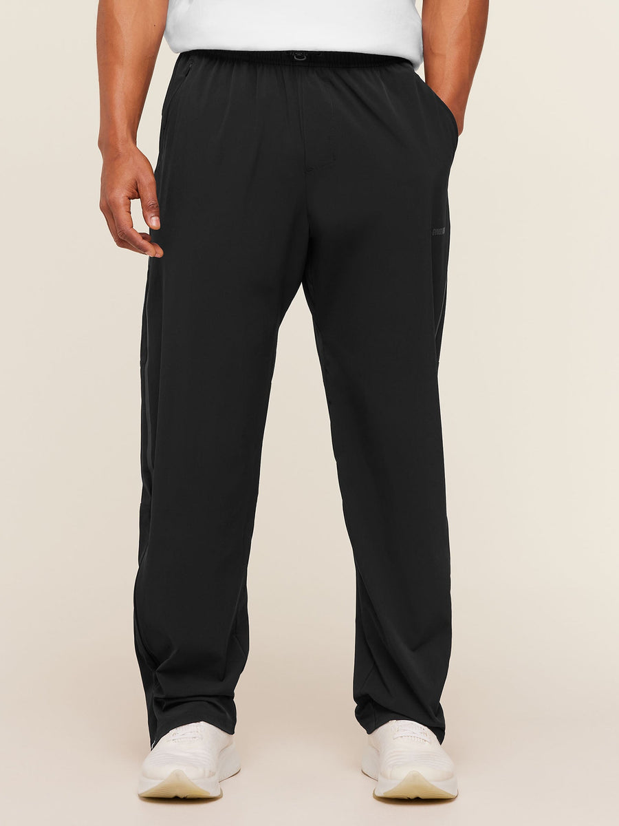 Gymshark Hybrid Zip Pants — Black — 1
