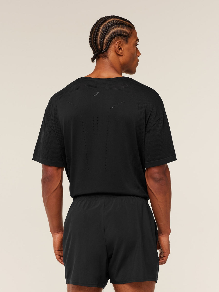 Gymshark Distance Seamless T-Shirt — Black — 2