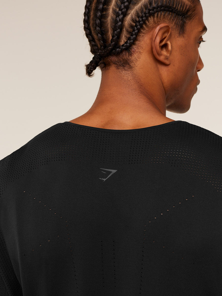 Gymshark Distance Seamless T-Shirt — Black — 5