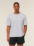 Gymshark Distance Seamless T-Shirt — Light Grey /  Light Grey / ACID WASH — 1