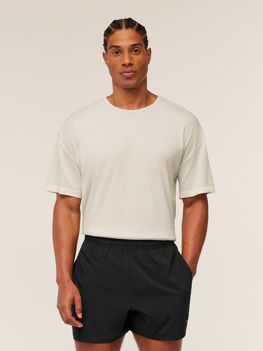 Gymshark Distance Seamless T-Shirt — Soft White /  Soft White — 1