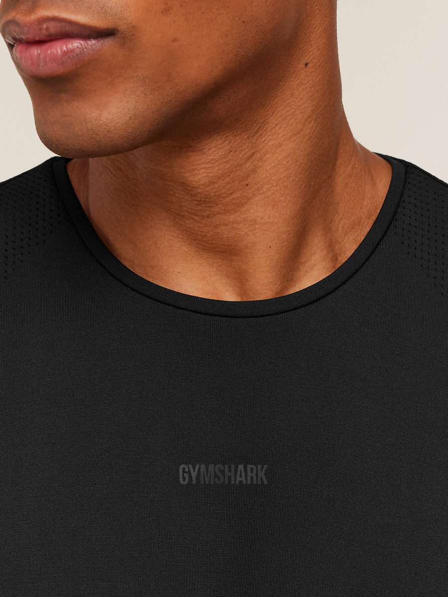 Gymshark Distance Seamless Tank — Black — 6